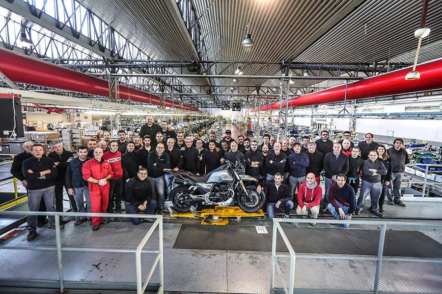 79 Moto Guzzi V85 TT production