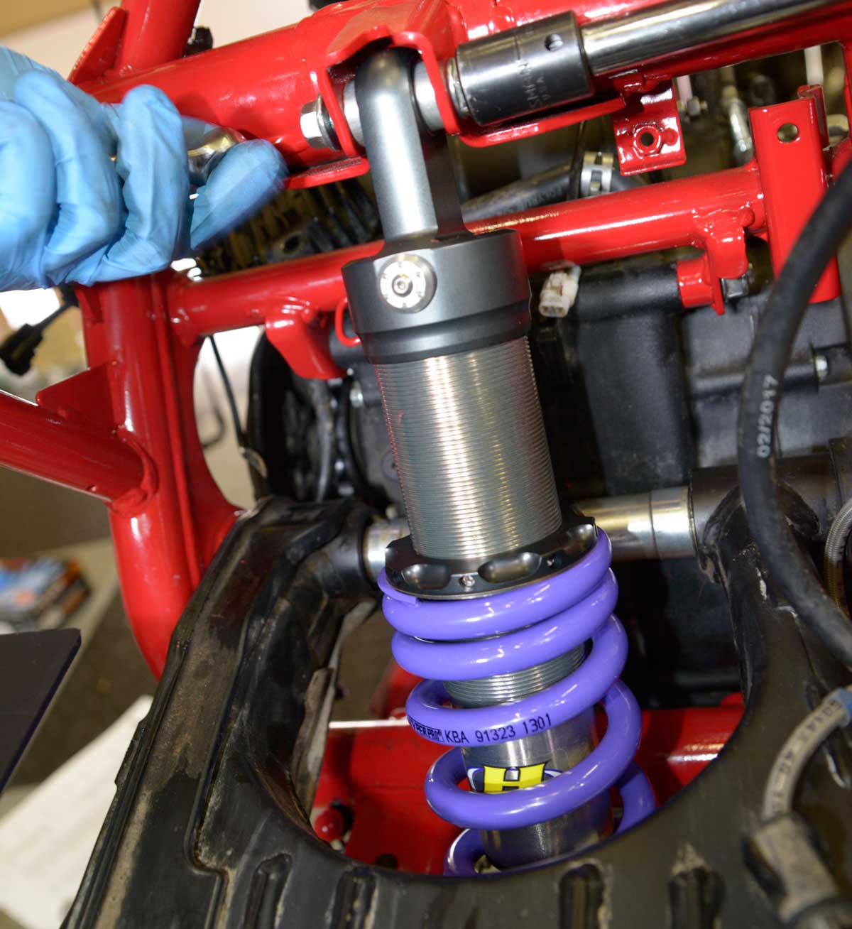 RoyalEnfield Himalayan Upgrades shock