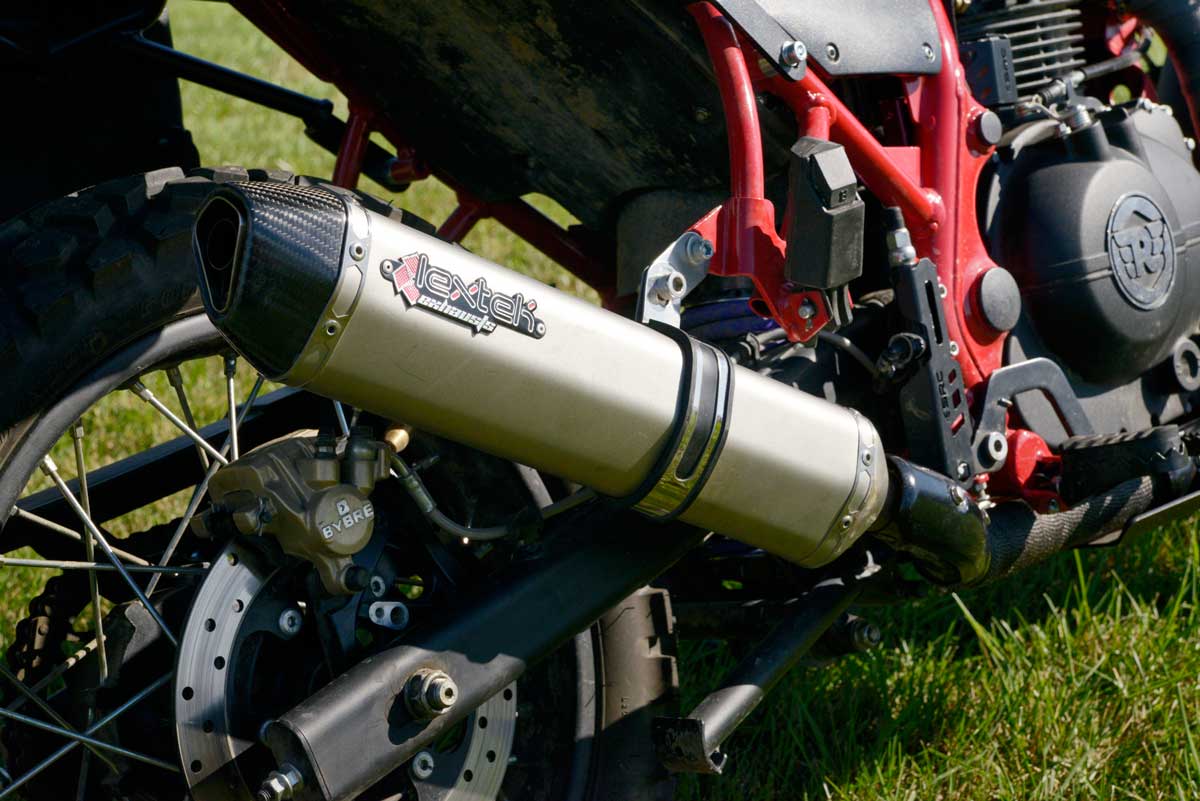 RoyalEnfield Himalayan Upgrades silencer