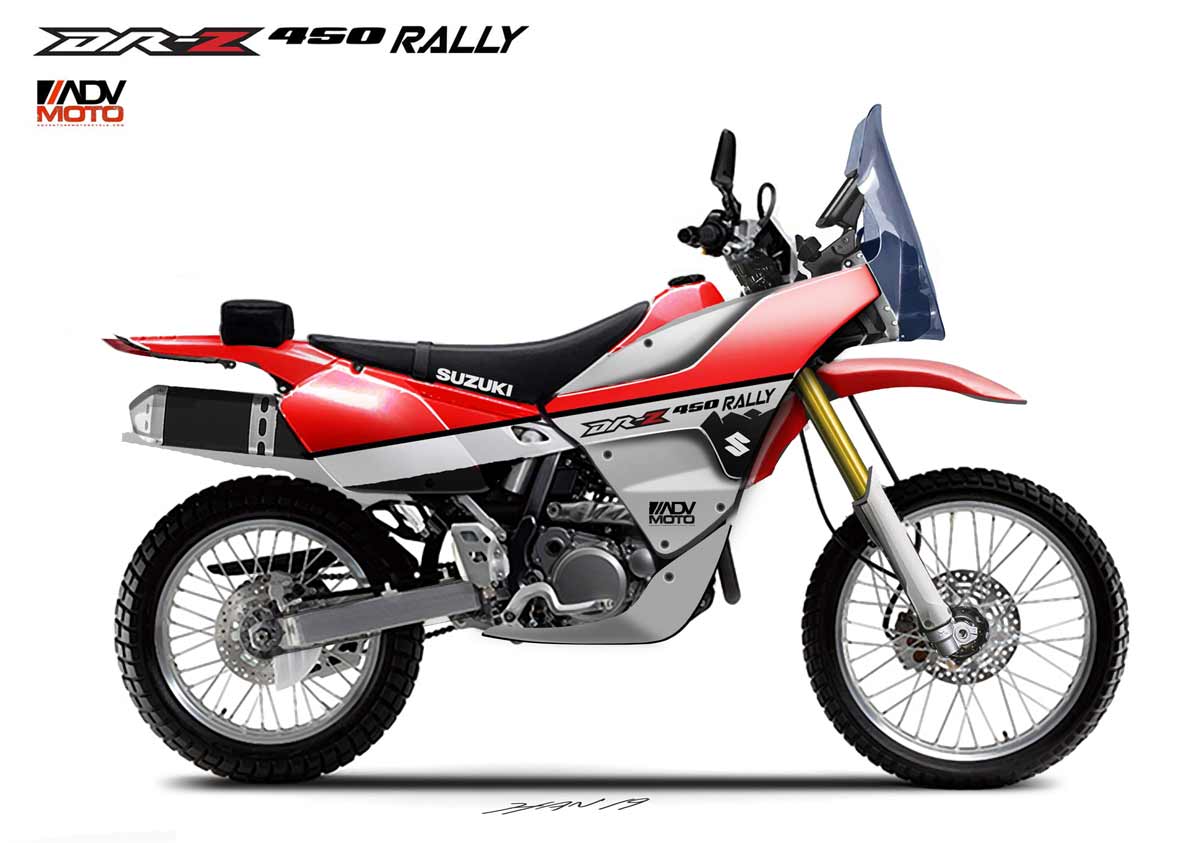 DRZ400 Rally Concept ADVMoto Side