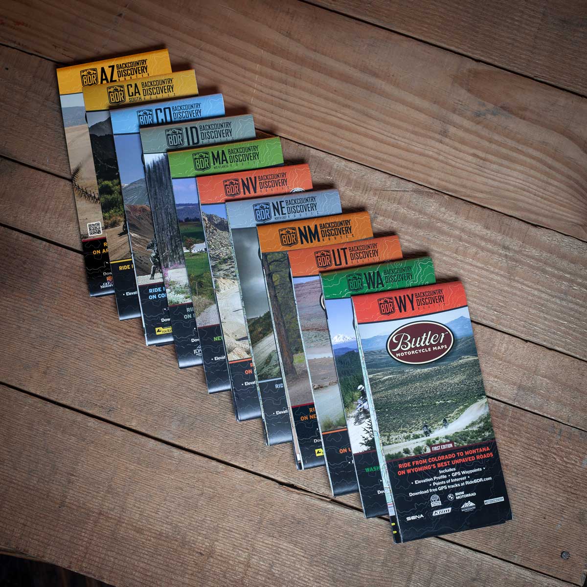 ADVMoto Gift Guide 2022 BDR Map Set