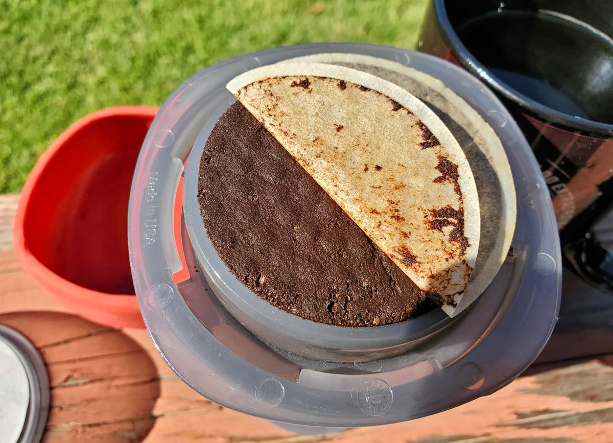 Aeropress Go Review Grounds