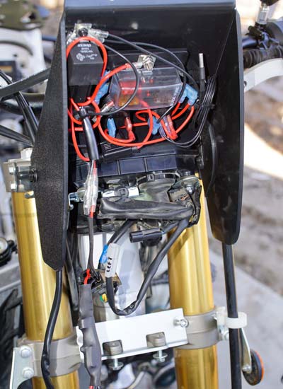 Britannia fairing wire