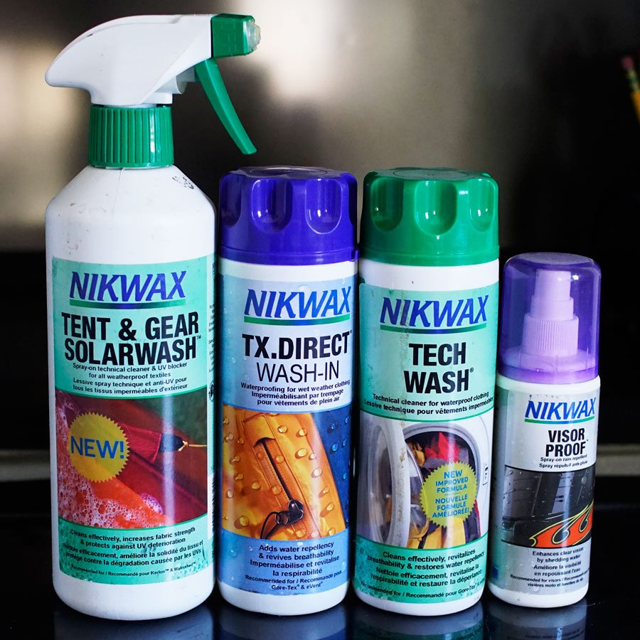 Nikwax review lineup2