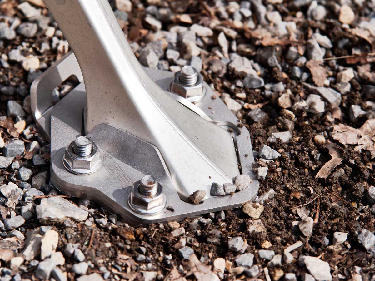 SRCMOTO tiger800 Upgrades side stand foot