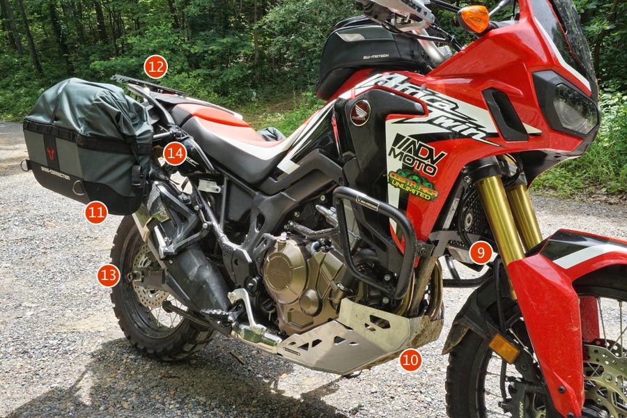 label twisted throttle africa twin upgrades review 1