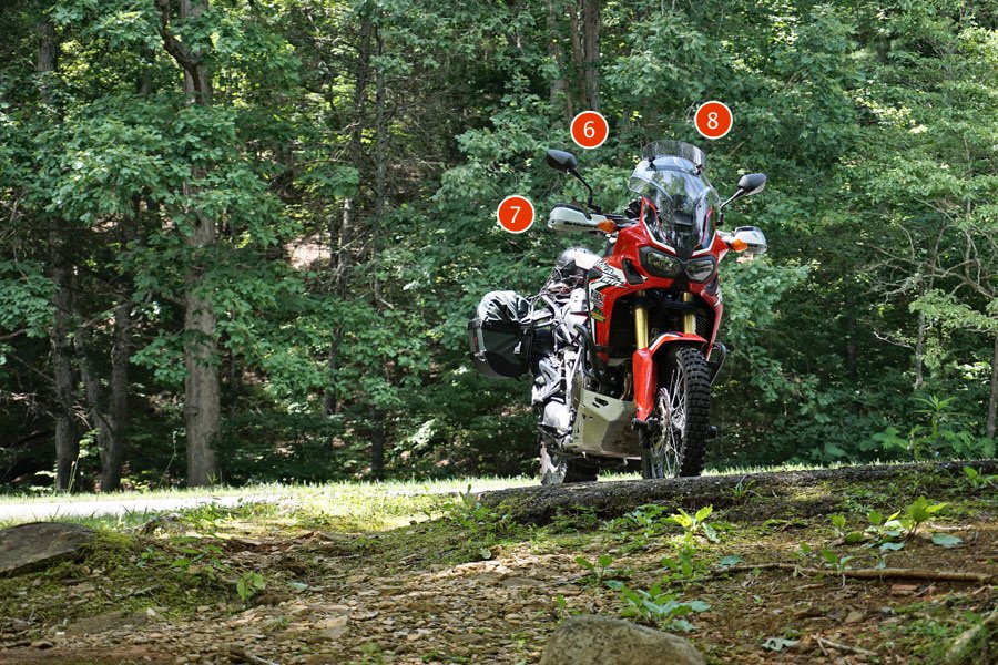 label twisted throttle africa twin upgrades review 2