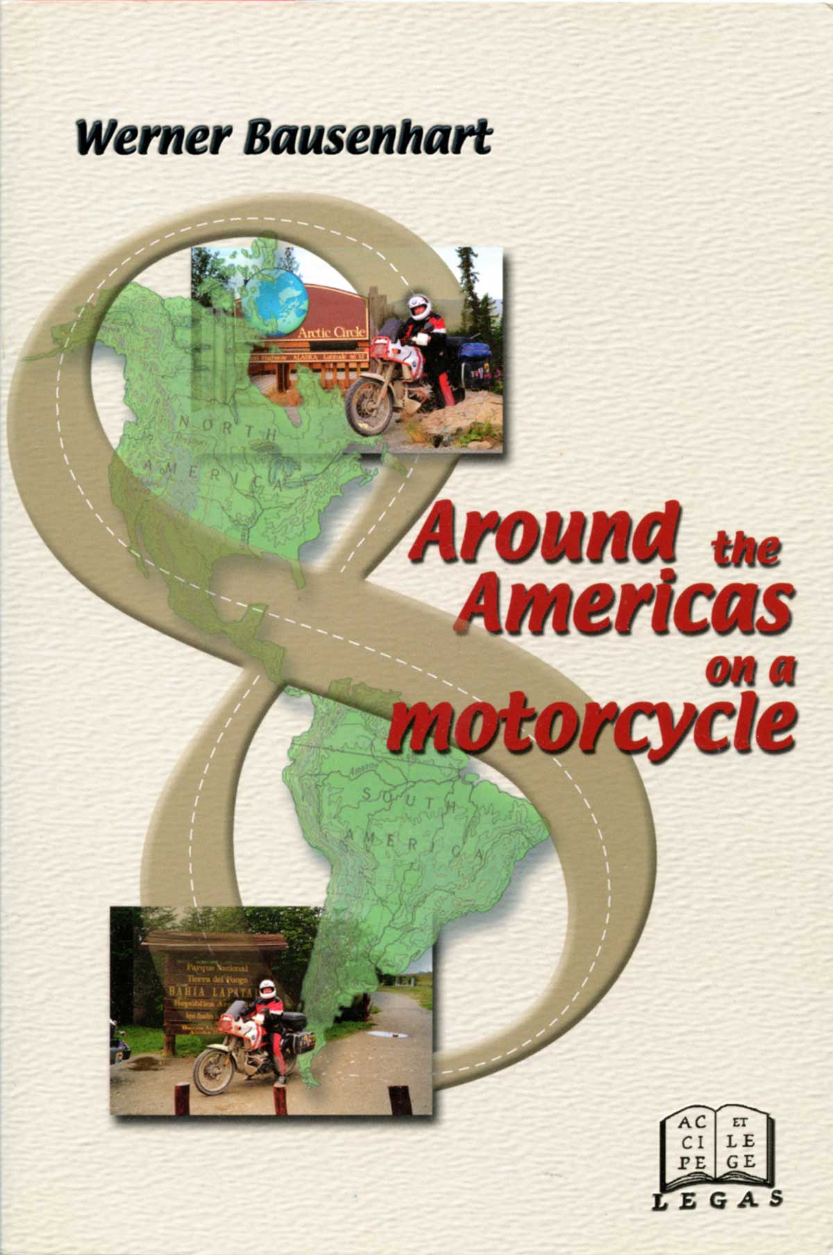 8 round the americas on a motorcycle cover