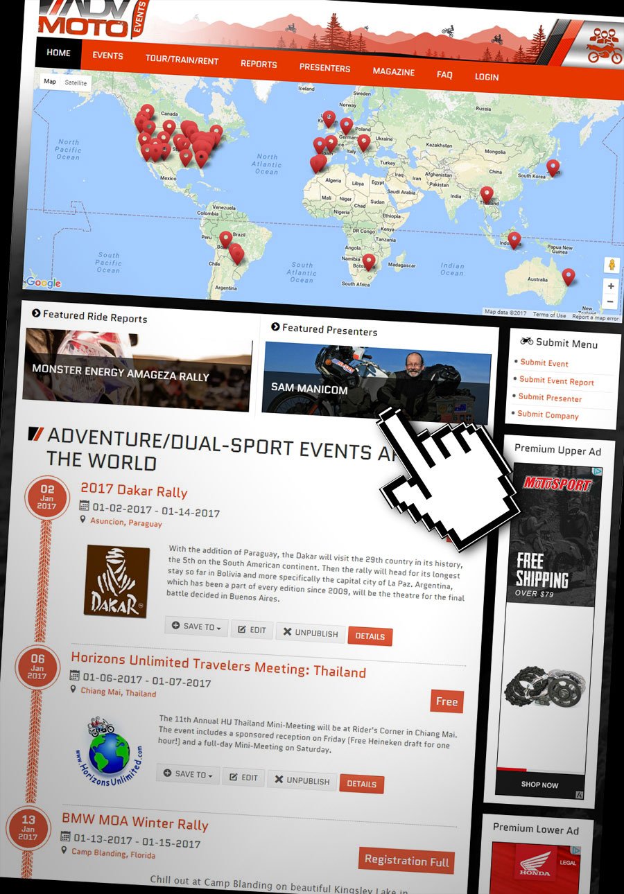 ADVMotoEvents Home
