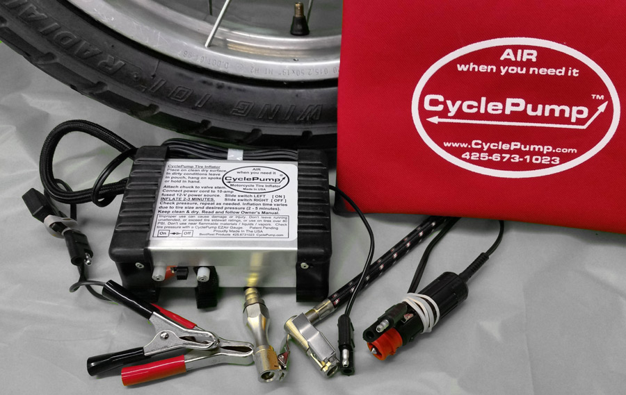 Best Rest Products Expedition rugged motorcycle tire compressor, air pump, inflator.