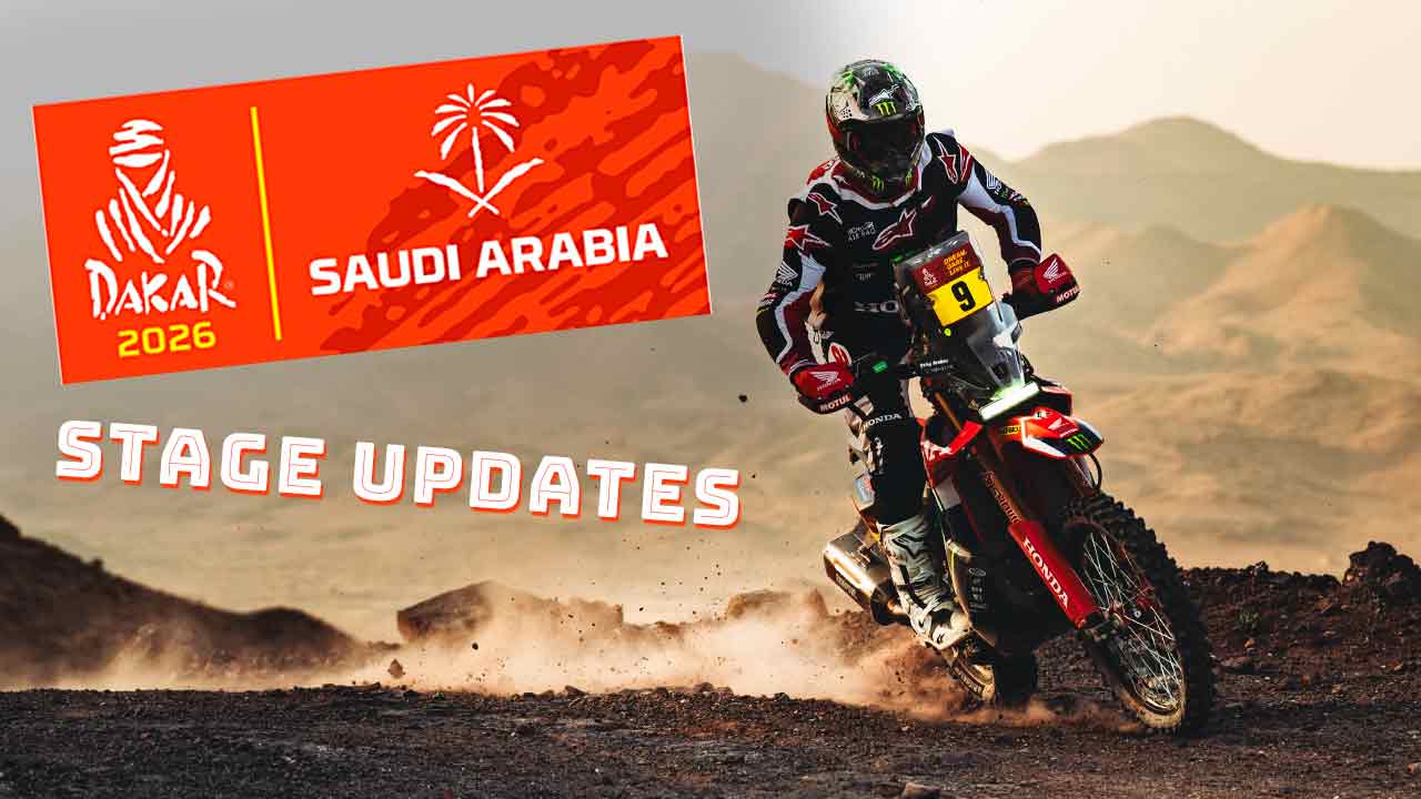Dakar 2026 bikes stage standings and updates