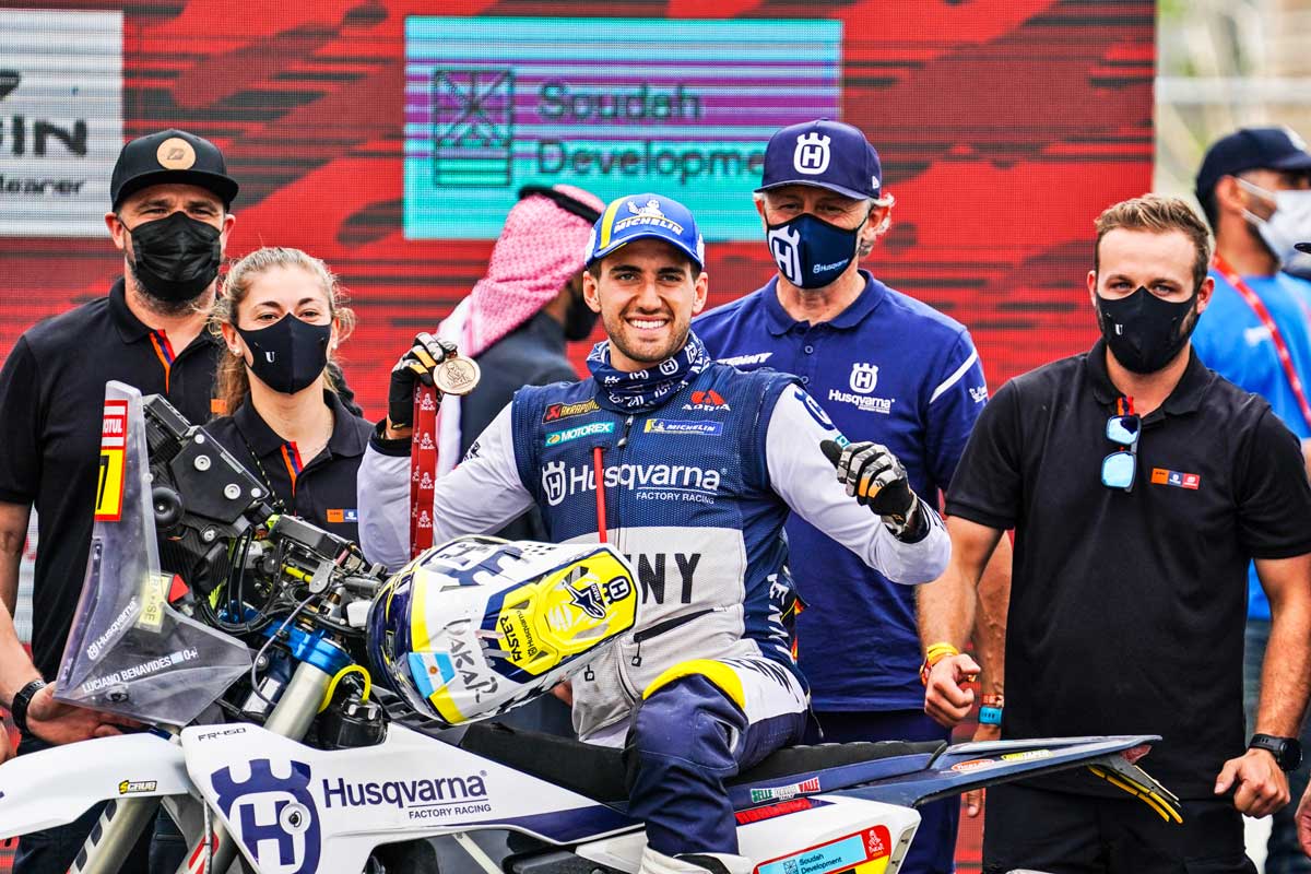 Dakar22 SS12 Luciano Benavides 2 Husqvarna Factory Racing