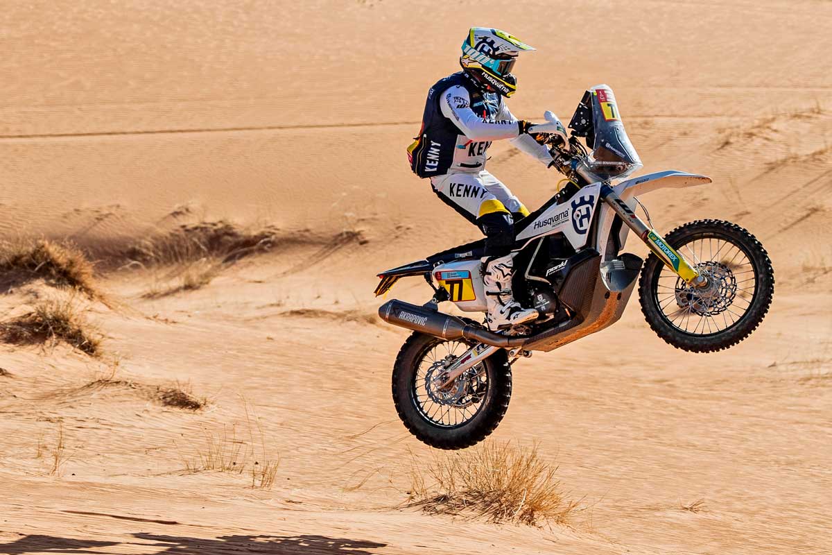 Dakar22 SS8 Luciano Benavides Husqvarna Factory Racing
