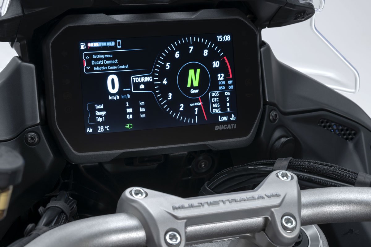 2021 DUCATI MULTISTRADA V4 dash 1