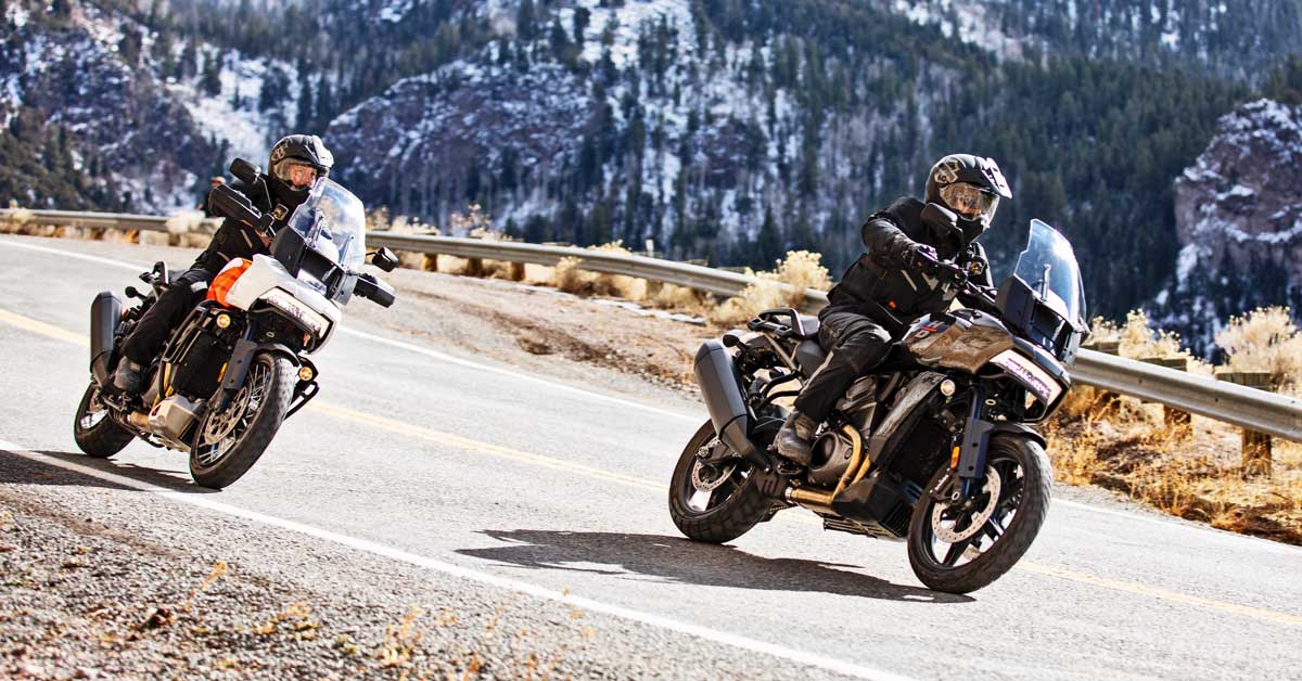 2021 HD Pan America cornering