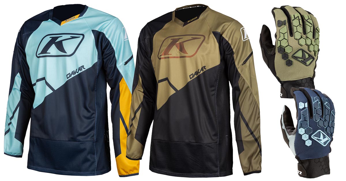 KLIM 2021 Dakar Off Road New Colors Jerseys Gloves