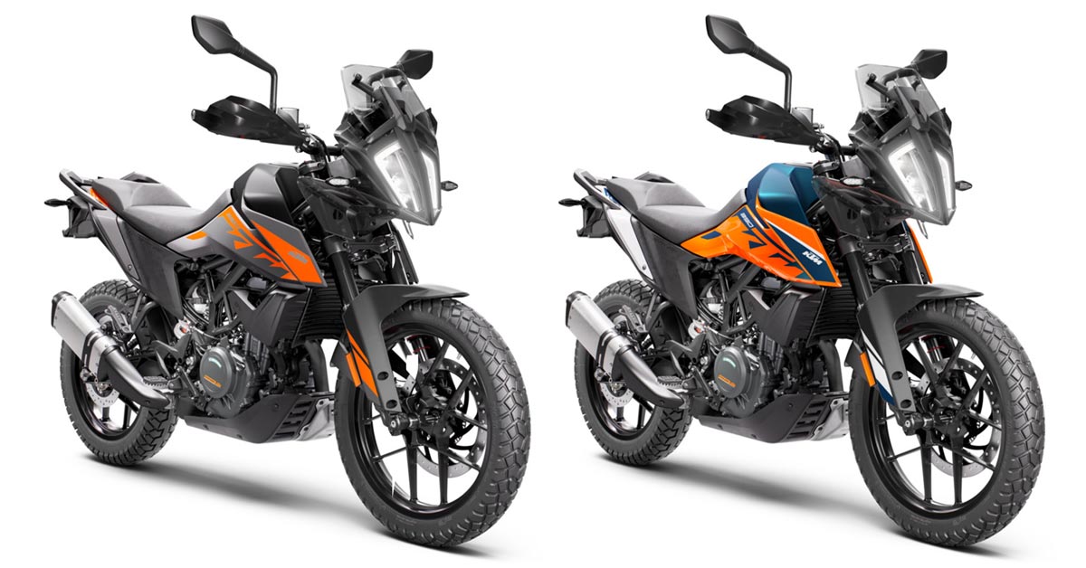 2022 KTM 390 ADVENTURE colors