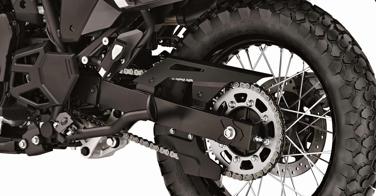 2022 KLR650 Kawasaki RearWheel