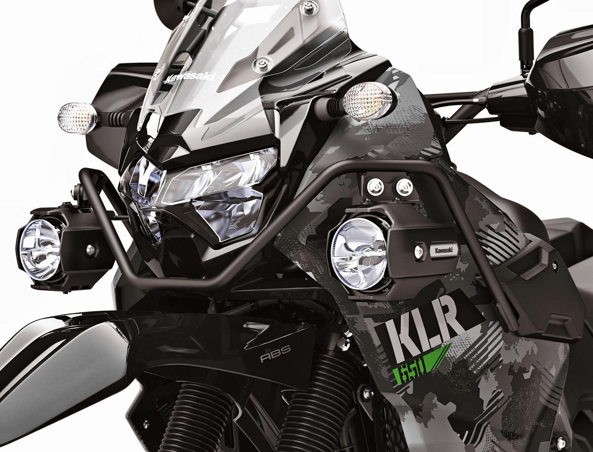 2022 KLR650 Kawasaki headlight