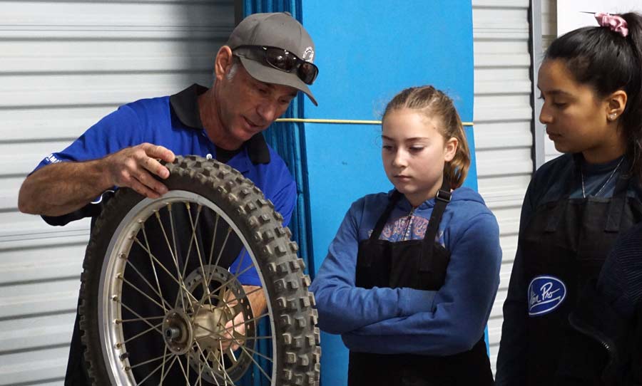 kids riding wrenching camp 3