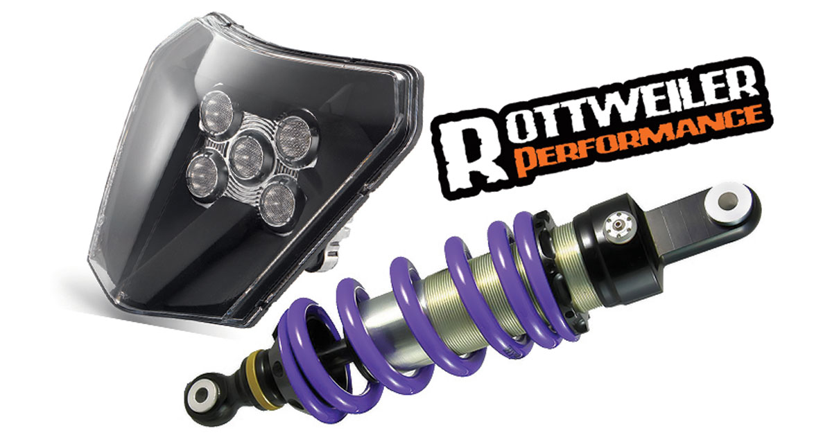 Rottweiler 390 ADV HYPERPRO 690 Headlight FBTW