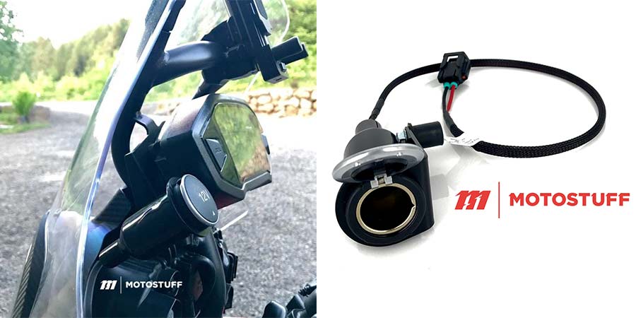 Motostuff Bike Charger CRF250L socket