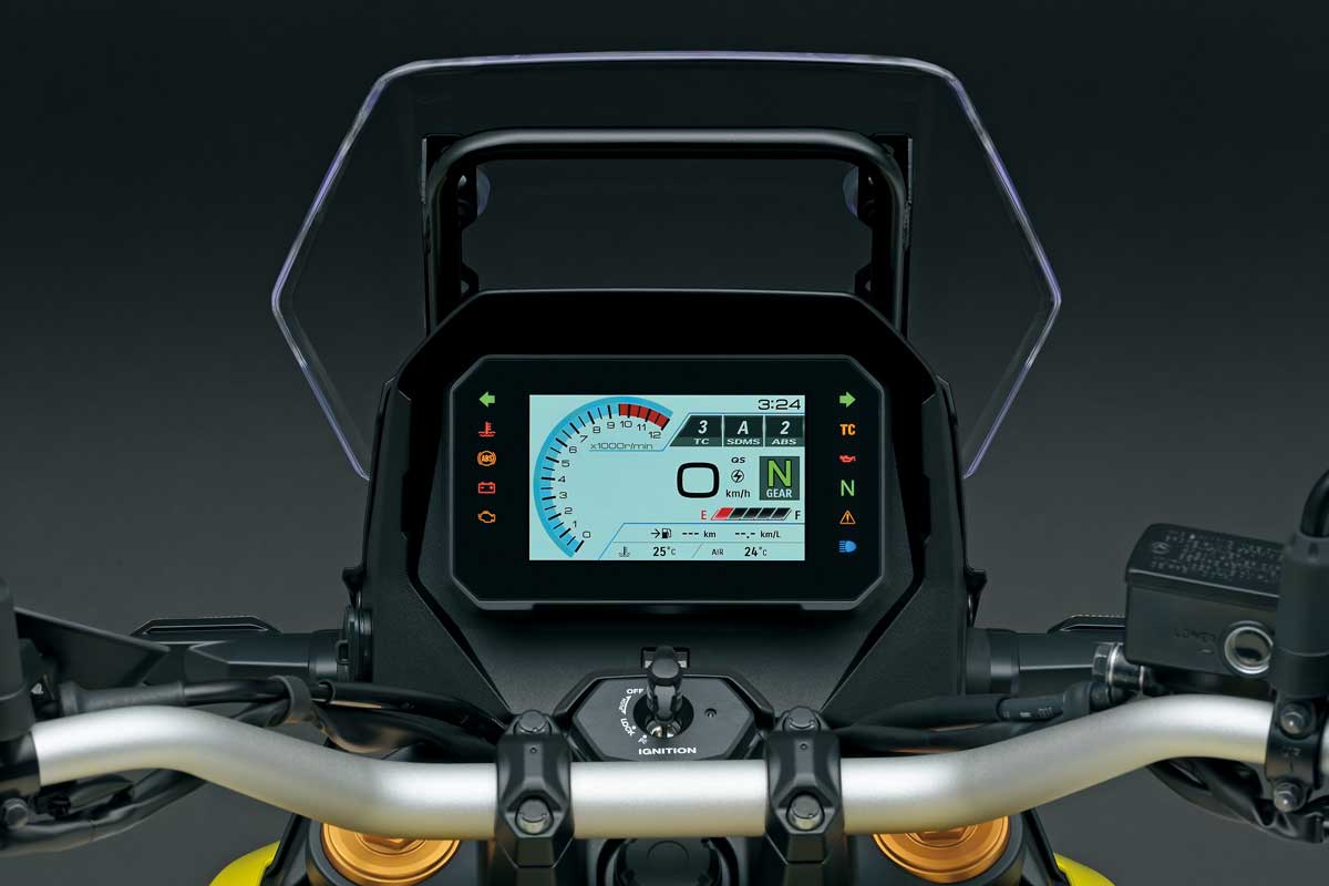 2023 V STROM 800DE Dash