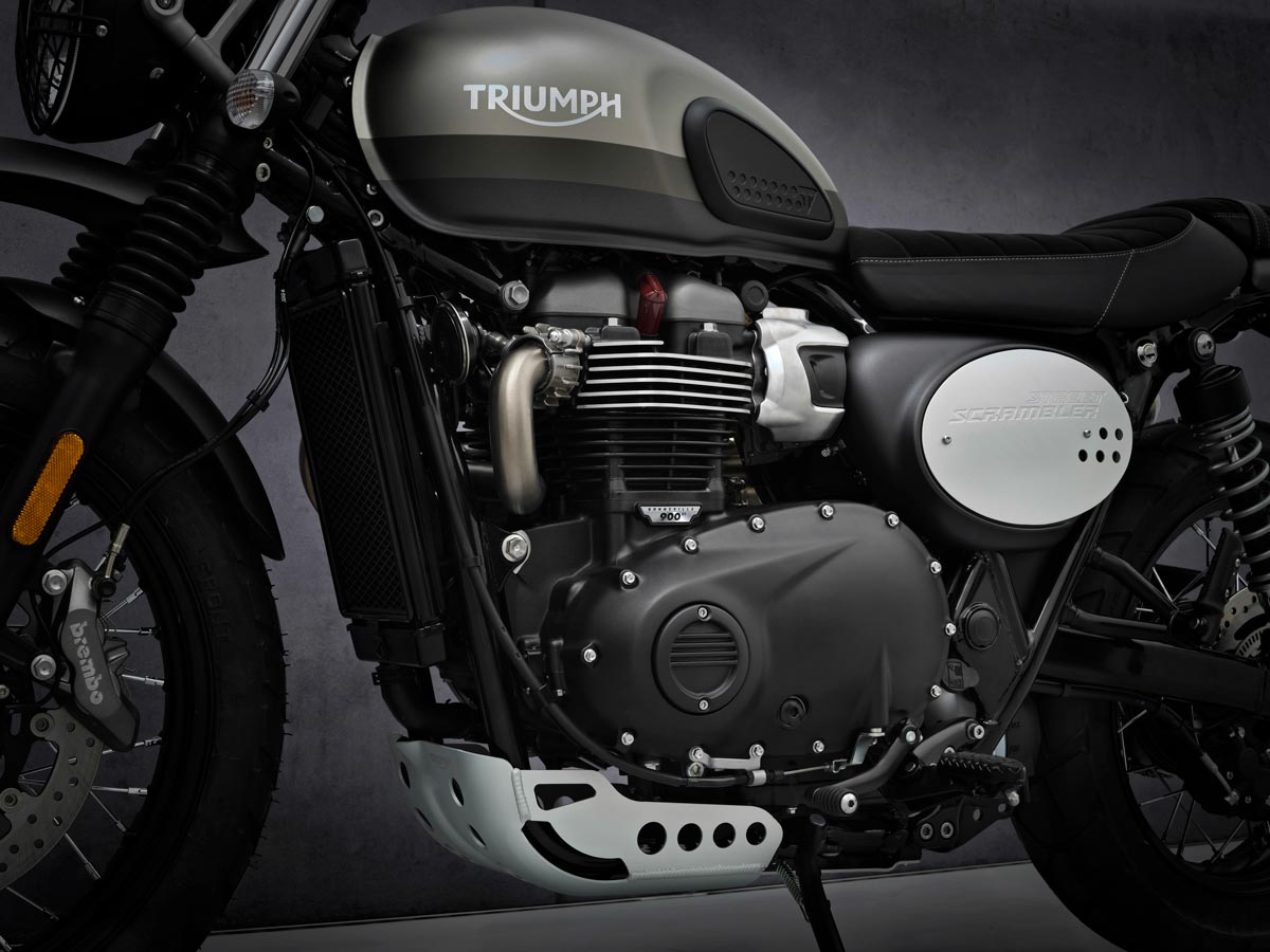 2022 Triumph Street Scrambler SandStorm Engine