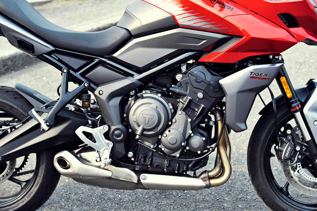 2022 Triumph Tiger Sport 660 engine