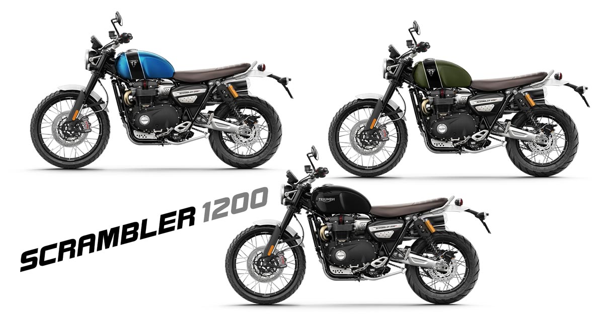 2022 Triumph Scrambler 1200 Colors