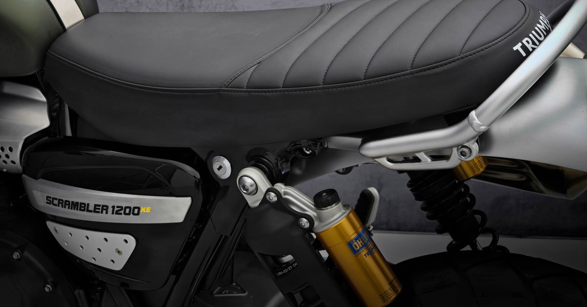 2022 Triumph Scrambler 1200XE green ohlins