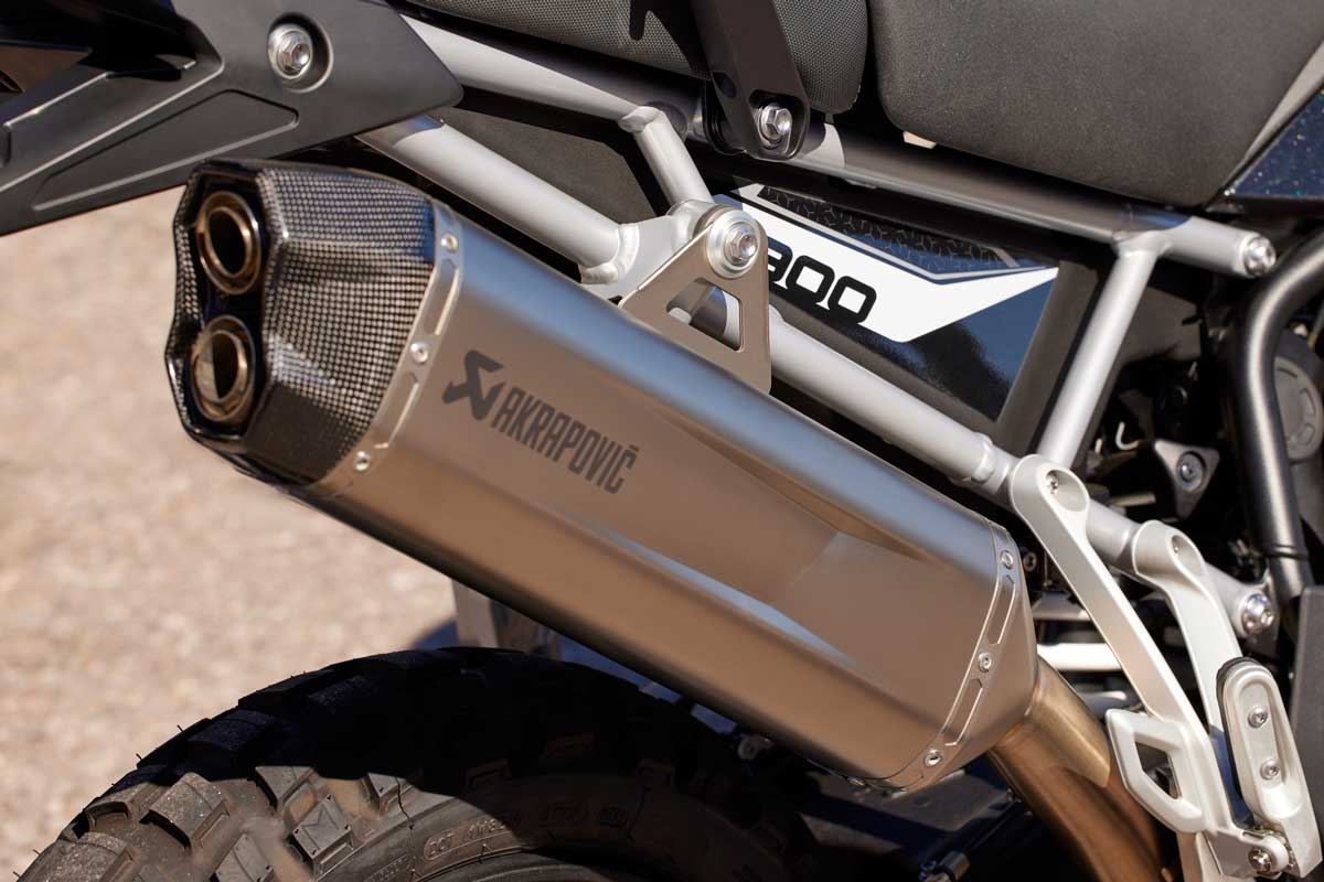 Triumph Tiger900 2024 Release silencer
