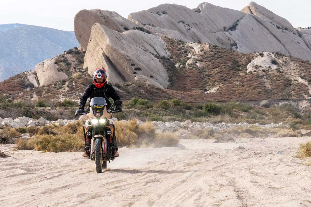 Backyard Solo Ride CA rock