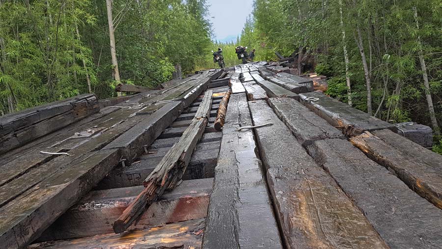 Broken Roads to Siberia 19a Vitim Kuandinsky Bridge