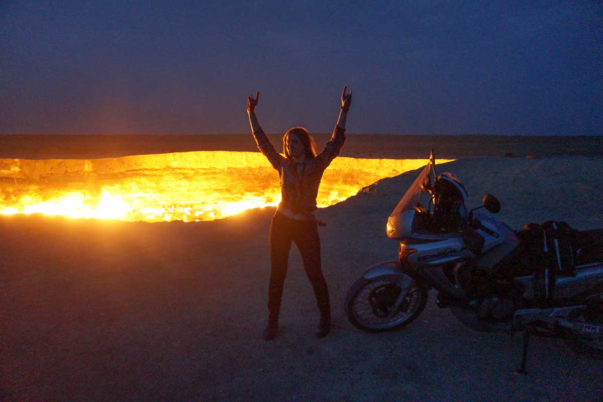 caspain sea ride burning