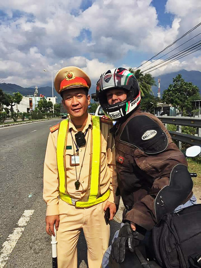 Charlie Dont Wheelie Vietnam Ride Report Police