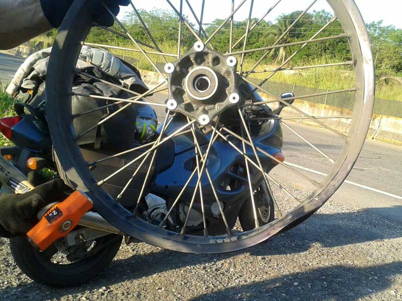 Flat Tire in Mexico flat