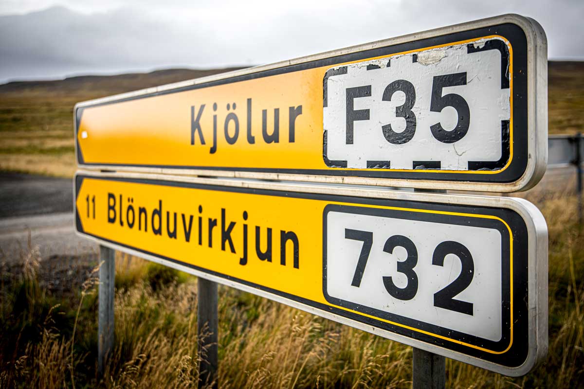 Iceland Ride sign