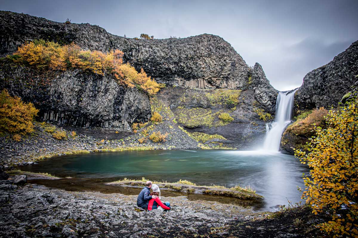 Iceland Ride waterfall