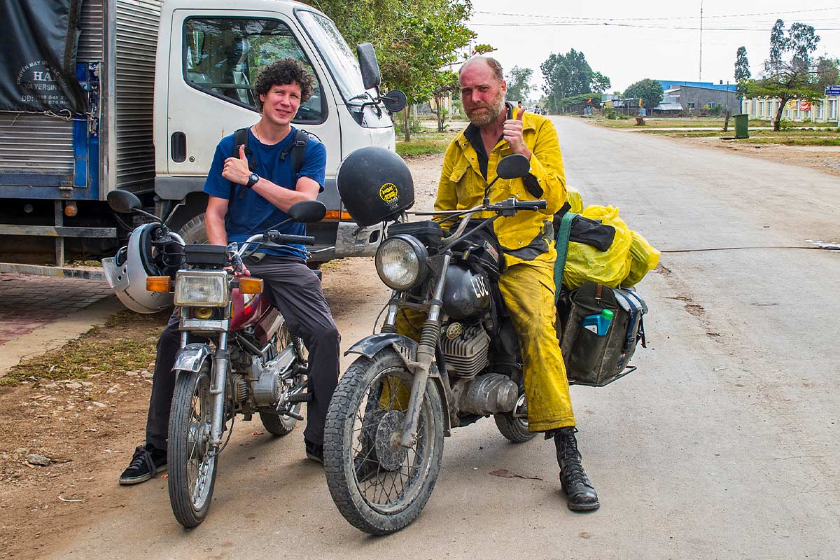 Lucy the 125cc Minsk in Vietnam body image 1