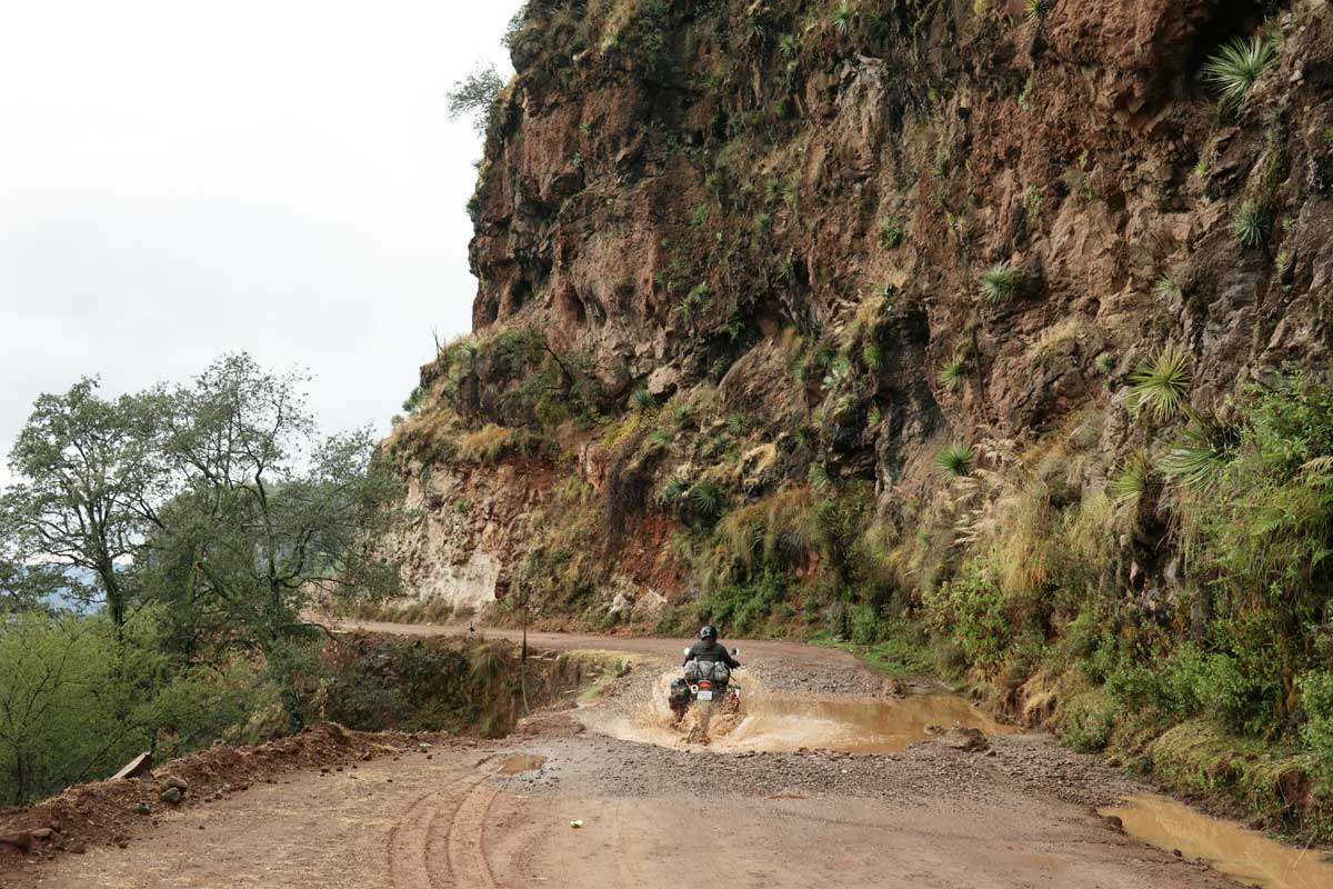 Mexico Copper Canyon cliff