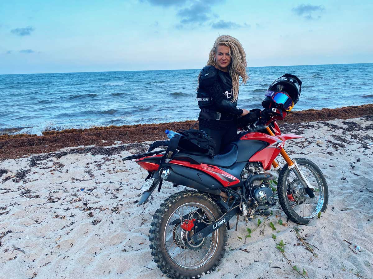 Moto Adventure in Belize bike