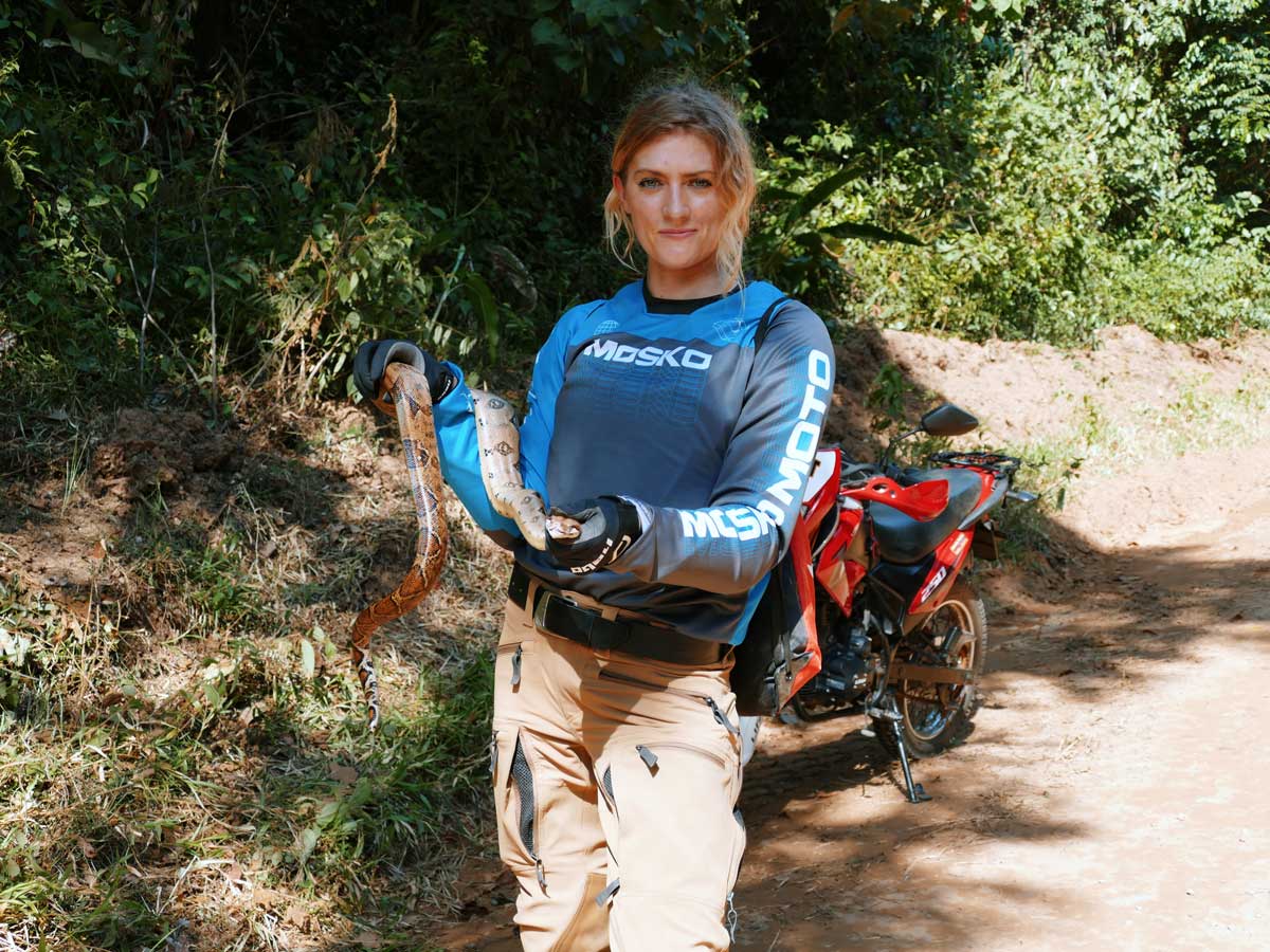 Moto Adventure in Belize python