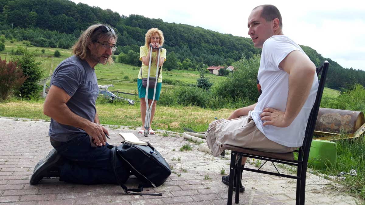 Two Wheels in Ukraine visit