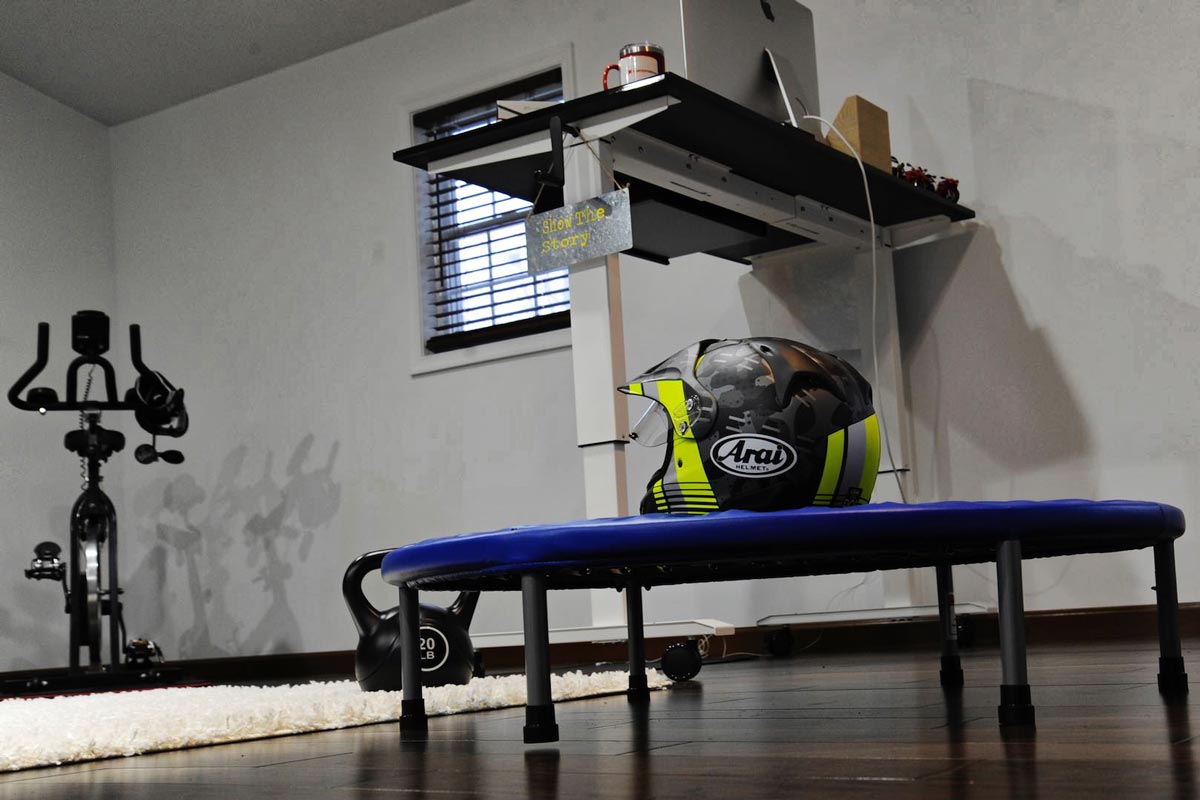 ADVFitness Lieback Trampoline Bike