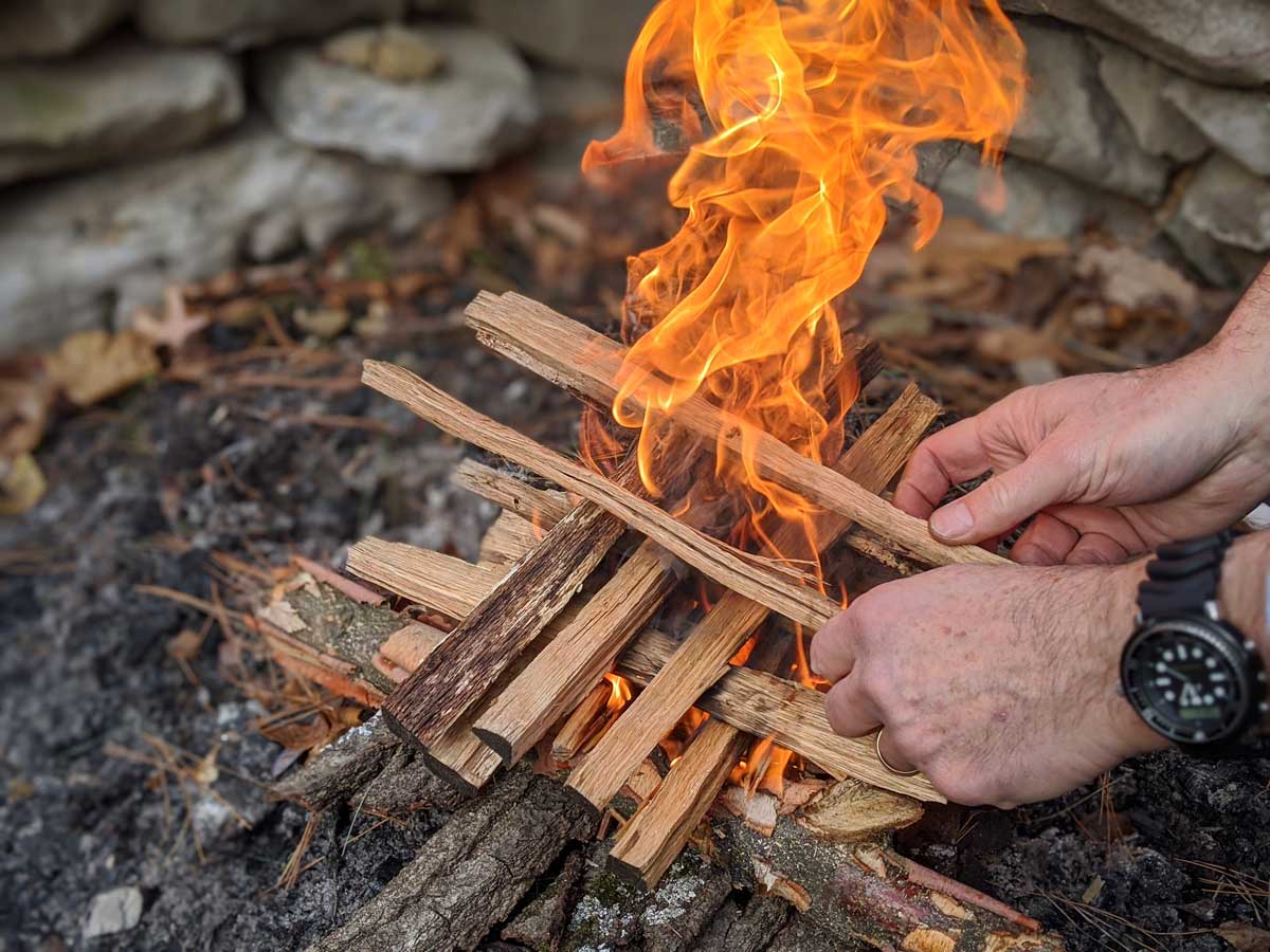 Fire crafting step3 cabin lay