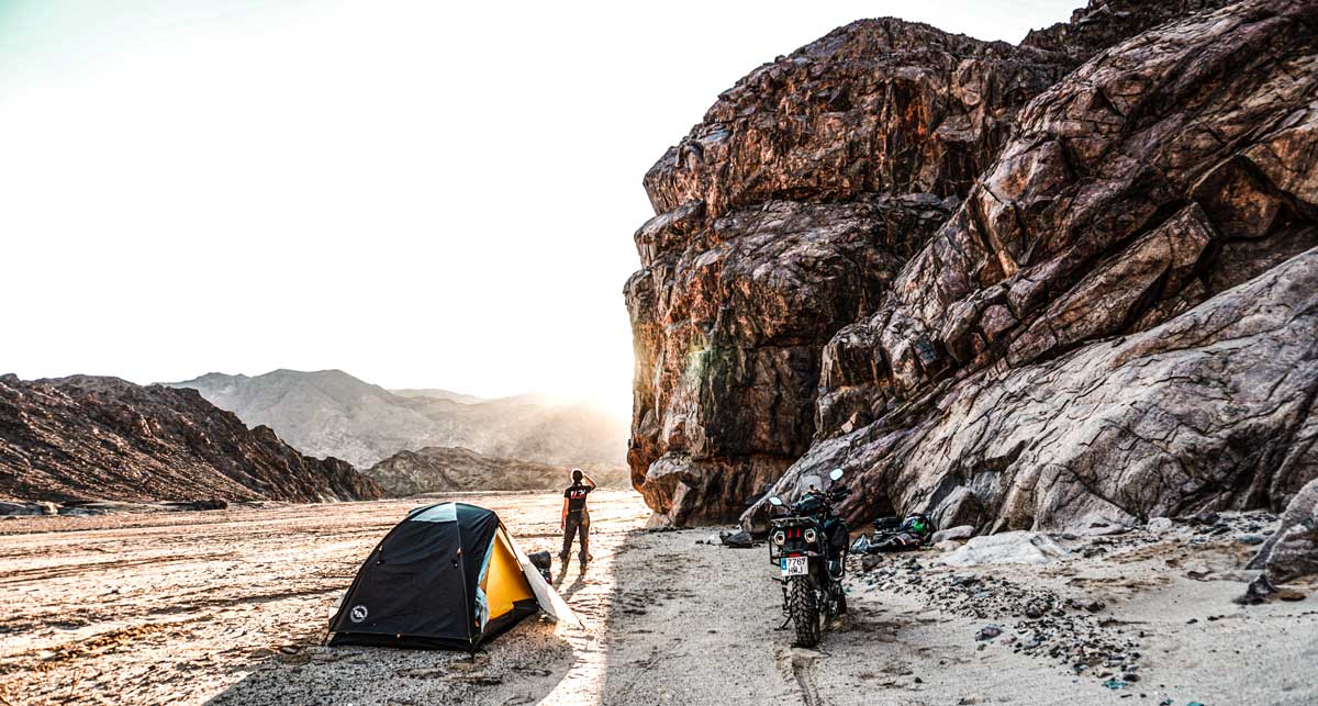 How to Plan a Moto Trip camping