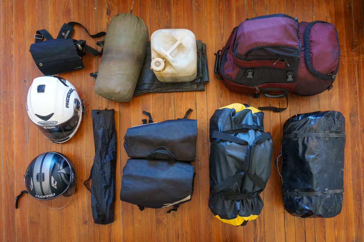 Moto Camping Lessons gear