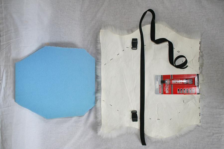 Sheepskin seat overlanding 2