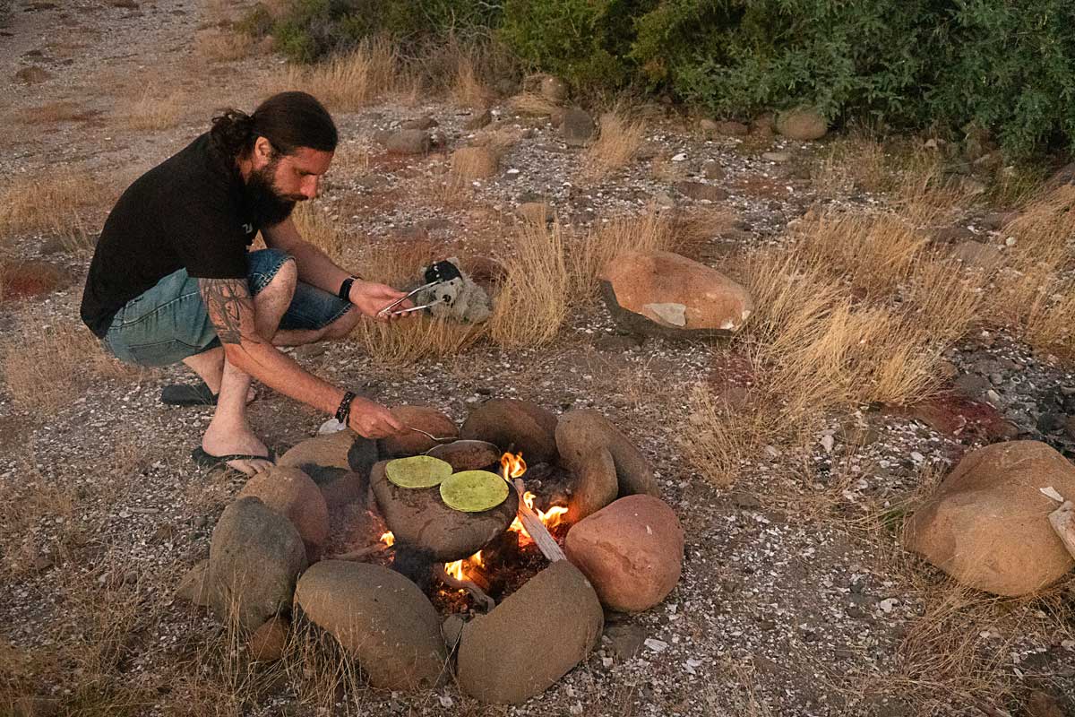 Wild Camping Tips tortilla